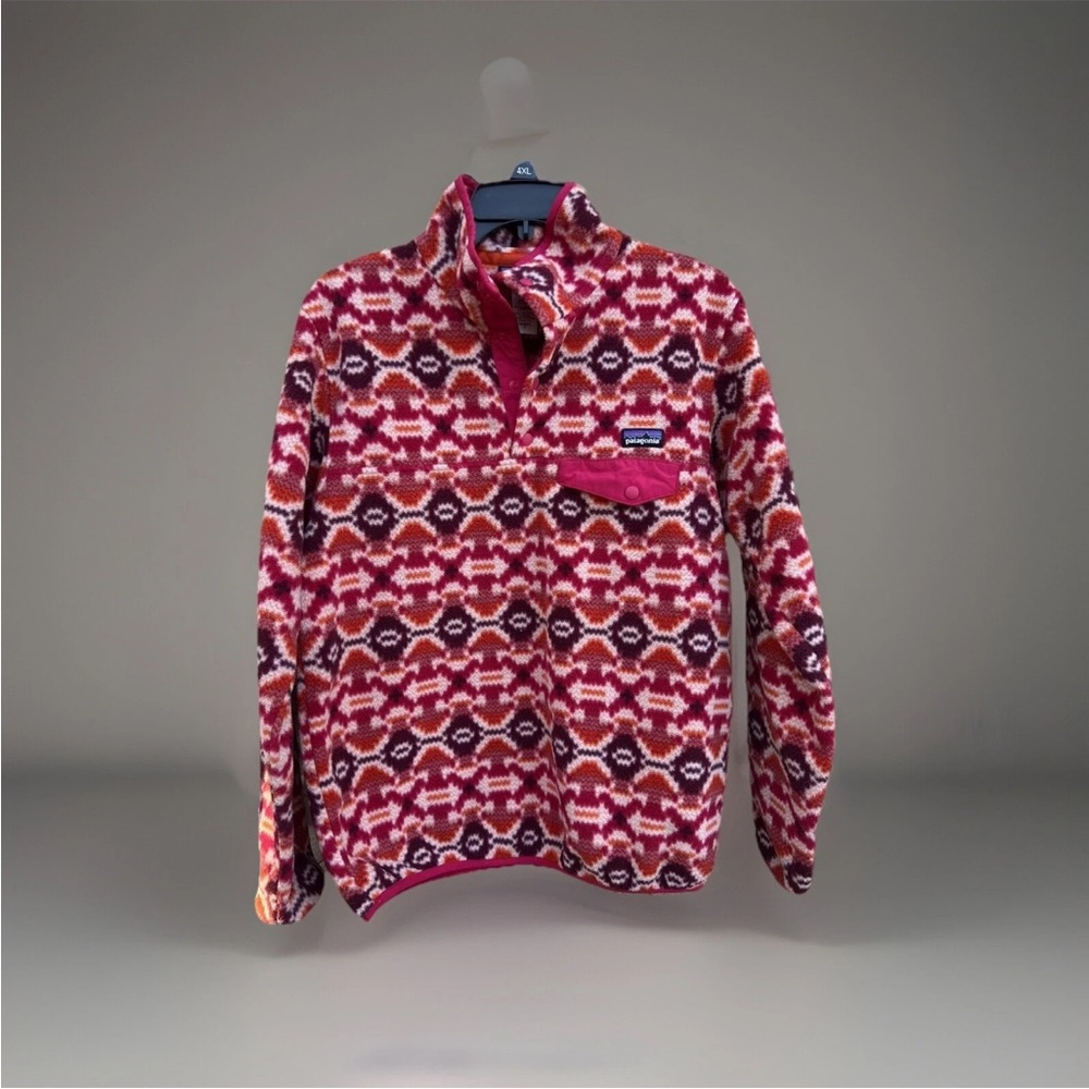 Patagonia Aztec Print Synchilla Fleece Pullover S